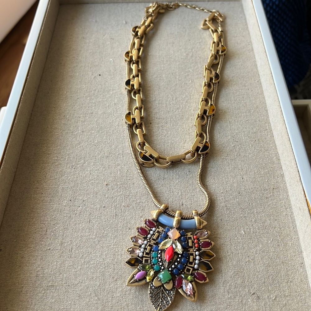 Stella & Dot statement necklace.
